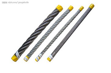 Multilayer not rotating wire rope structure characteristics