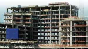 Post-tensioned floors increasingly are being used in high-rise construction.